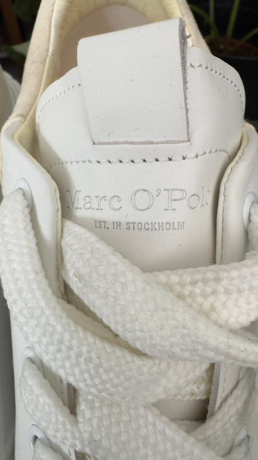 Marc O'Polo Classic White Leather Sneakers EU 42 / UK 8